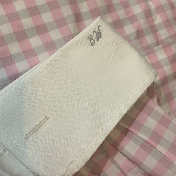 J.Hilburn Custom Made Pink Checkered Shirt - Picture 4 of 6